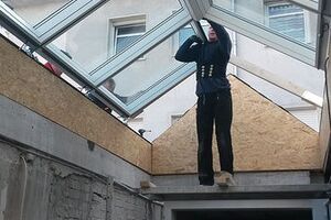 Einbau einer Lichtkuppel Bauunternehmen Dresden